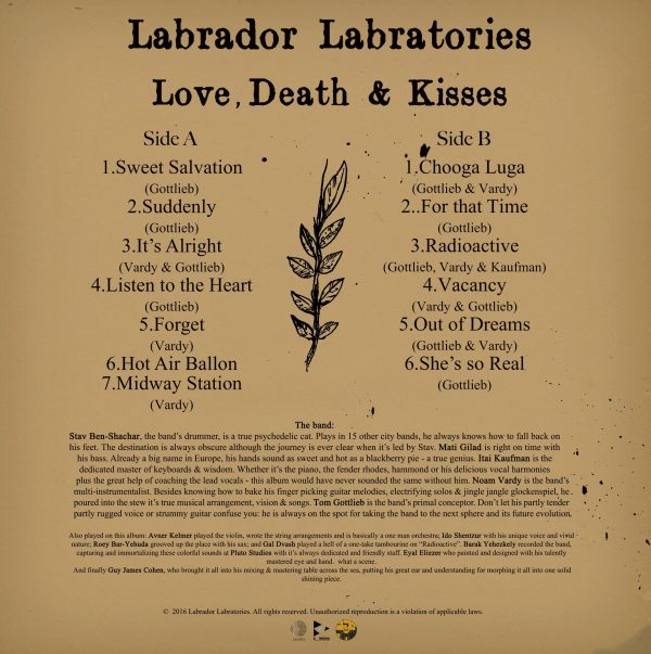 Labrador Labratories ‎– Love, Death & Kisses