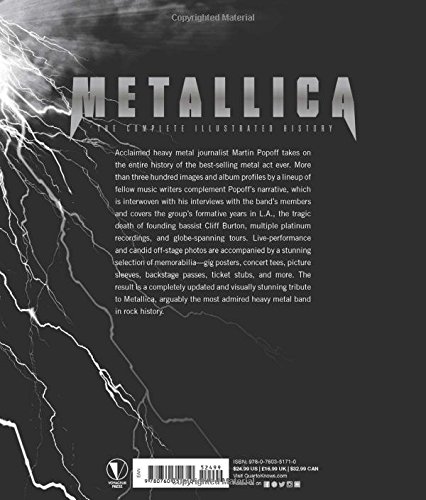 Metallica - Updated Edition : The Complete Illustrated History