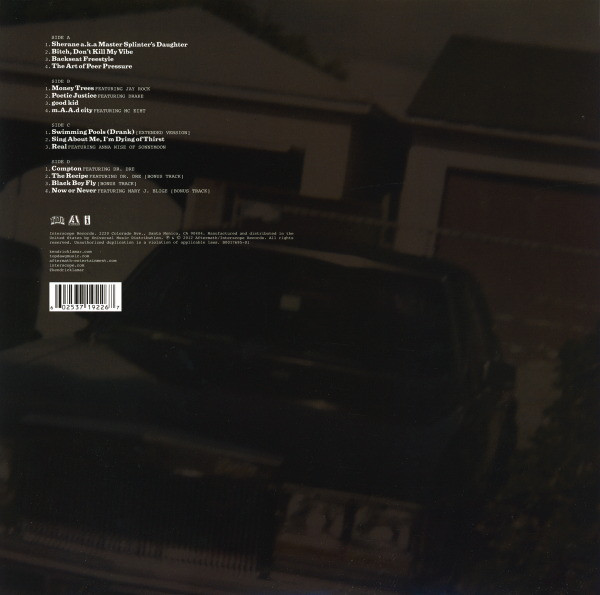 Kendrick Lamar ‎– Good Kid, M.A.A.d City