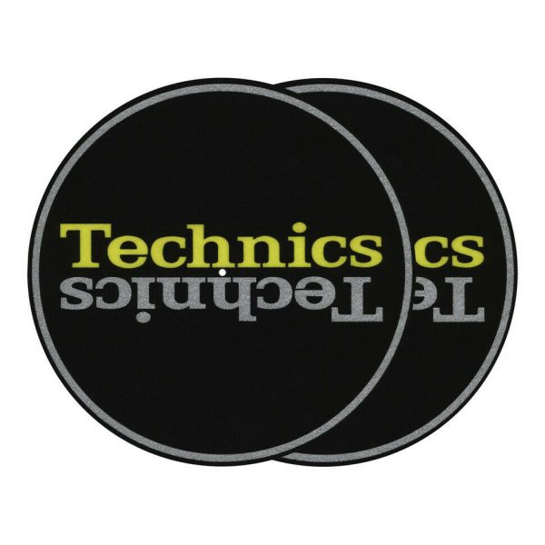 Magma Slip Mat Technics Duplex Black / Silver/ Yellow Set of 2