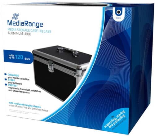 MediaRange Storage Case, black - capacity: 120 discs