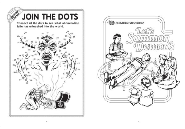 Let's Summon Demons: A Creepy Coloring and Activity Book