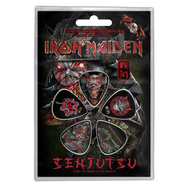 מפרטים - Iron Maiden Senjutsu Plectrum Pack