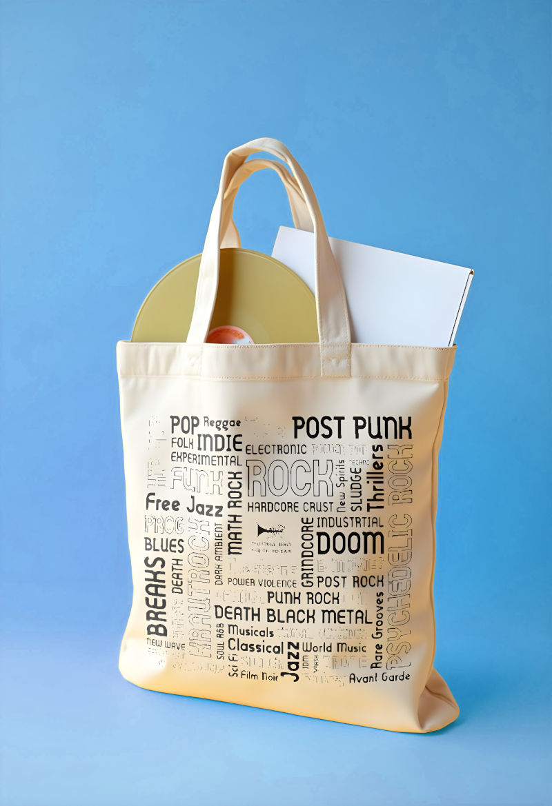 תיק בד כותנה האוזן השלישית תיק בד כותנה האוזן השלישית – תמונה 2