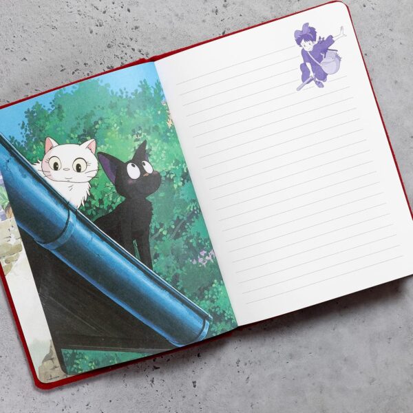 Kiki`s Delivery Service: Jiji Plush Journal: (Textured Journal, Japanese Anime Journal, Cat Journal) (Studio Ghibli)