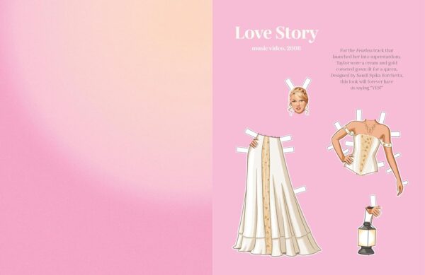 ⁦Dress Up Taylor: A Taylor Swift paper doll book featuring her iconic eras⁩ – תמונה ⁦7⁩