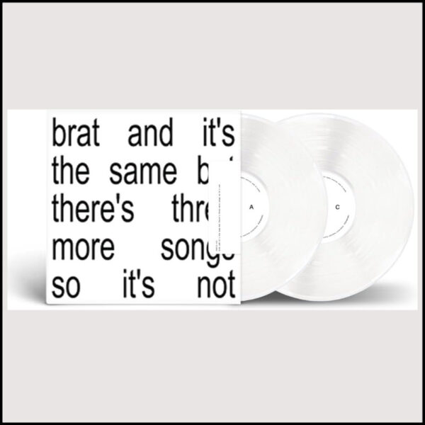 Charli XCX - Brat And It's The Same But There's Three More Songs So It's Not [Limited White 2LP Vinyl]