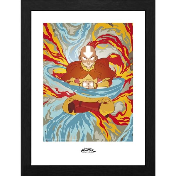 פוסטר ממוסגר אווטאר כשף האוויר האחרון - Avatar the Last Airbender Aang Avatar Mode Framed Poster