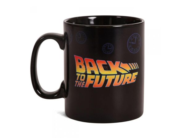 ספל קפה בחזרה לעתיד - Back to the Future Logo/Delorean Heat Change Coffee Mug