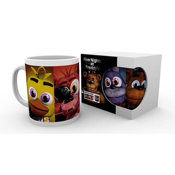 ספל קפה חמישה לילות אצל פרדי - Five Nights at Freddy's Faces Coffee Mug