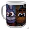 ספל קפה חמישה לילות אצל פרדי – Five Nights at Freddy’s Faces Coffee Mug