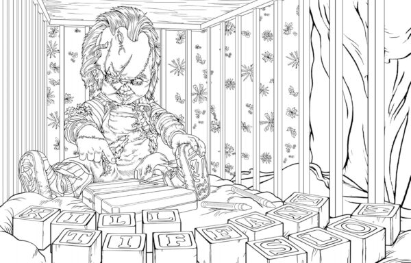 ⁦Chucky: The Official Coloring Book⁩ – תמונה ⁦3⁩