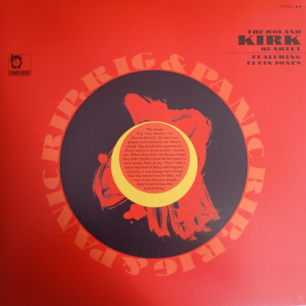 The Roland Kirk Quartet Featuring Elvin Jones – Rip, Rig & Panic The Roland Kirk Quartet Featuring Elvin Jones – Rip, Rig & Panic