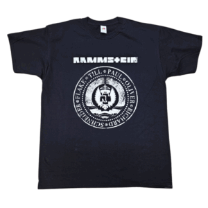 Rammstein - Names Circle Logo T-Shirt