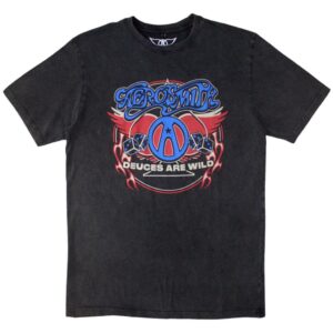 Aerosmith - Rainbow Spade (Stone Wash Collection) T-Shirt