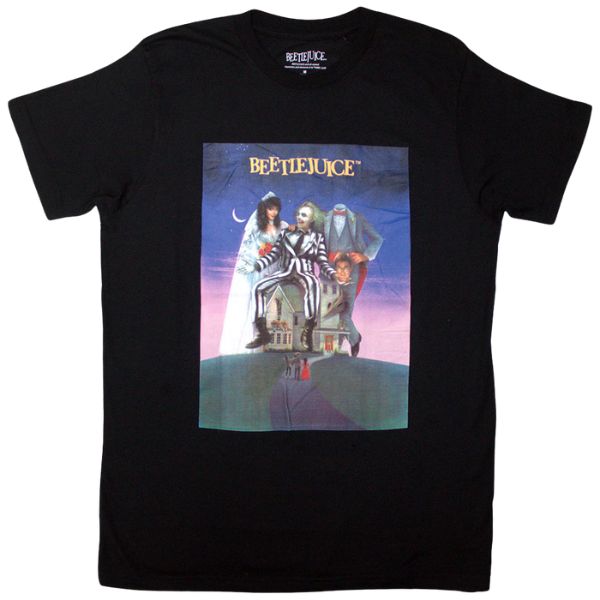 Beetlejuice - Movie Poster T-Shirt Beetlejuice - Movie Poster T-Shirt