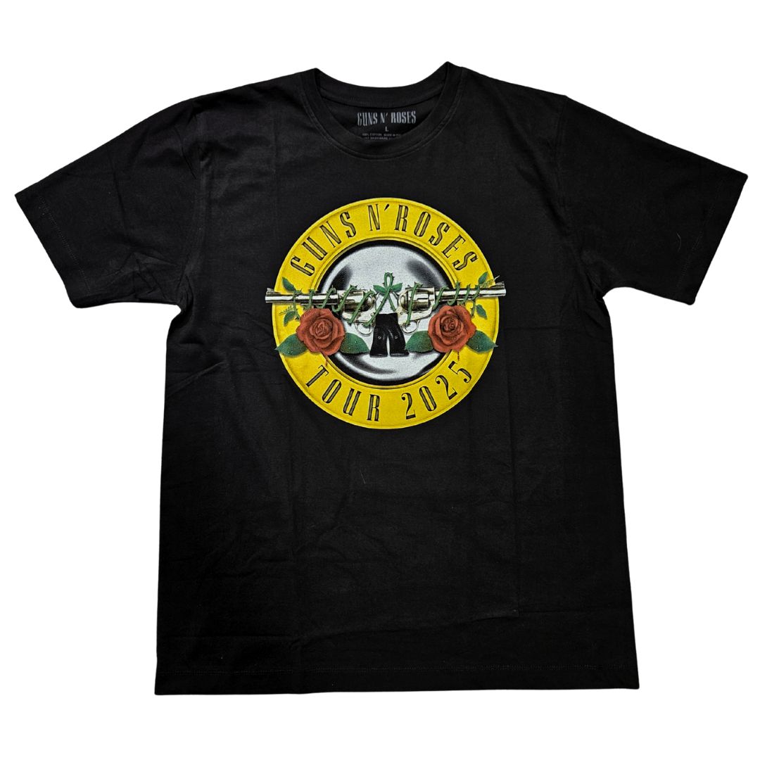 Guns N' Roses - Classic Logo 2025 Tour T-Shirt Guns N' Roses - Classic Logo 2025 Tour T-Shirt