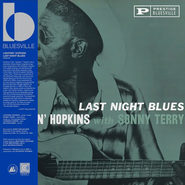 Lightnin' Hopkins With Sonny Terry – Last Night Blues Lightnin' Hopkins With Sonny Terry – Last Night Blues