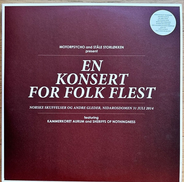 Motorpsycho And Ståle Storløkken Featuring Kammerkoret Aurum And Sheriffs Of Nothingness – En Konsert For Folk Flest (Norske Skuffelser Og Andre Gleder, Nidarosdomen 31 Juli 2014) Motorpsycho And Ståle Storløkken Featuring Kammerkoret Aurum And Sheriffs Of Nothingness – En Konsert For Folk Flest (Norske Skuffelser Og Andre Gleder, Nidarosdomen 31 Juli 2014)