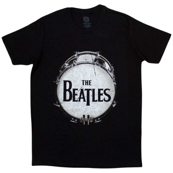 The Beatles - Original Drum Skin T-Shirt The Beatles - Original Drum Skin T-Shirt – תמונה 2