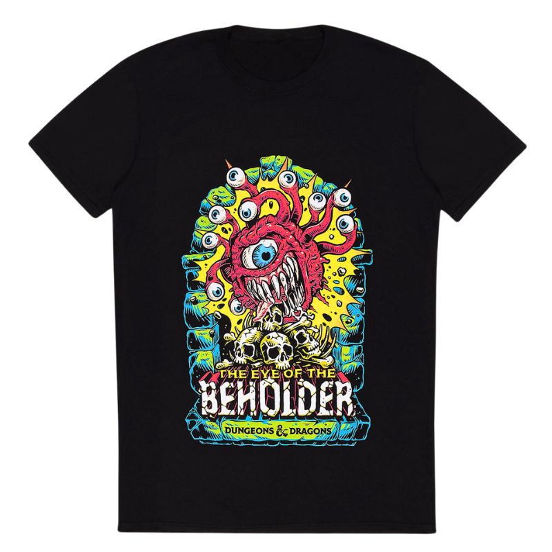 Dungeons And Dragons - Beholder Colour Pop T-Shirt Dungeons And Dragons - Beholder Colour Pop T-Shirt