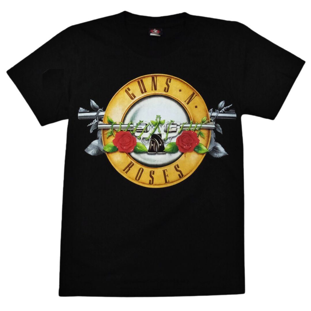 Guns N' Roses - Classic Logo Guns T-Shirt Guns N' Roses - Classic Logo Guns T-Shirt