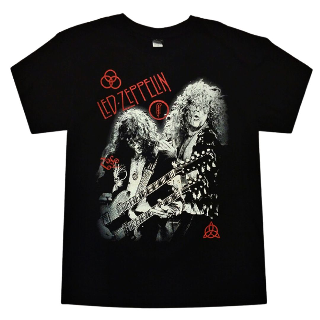 Led Zeppelin - Double Guitar T-Shirt Led Zeppelin - Double Guitar T-Shirt