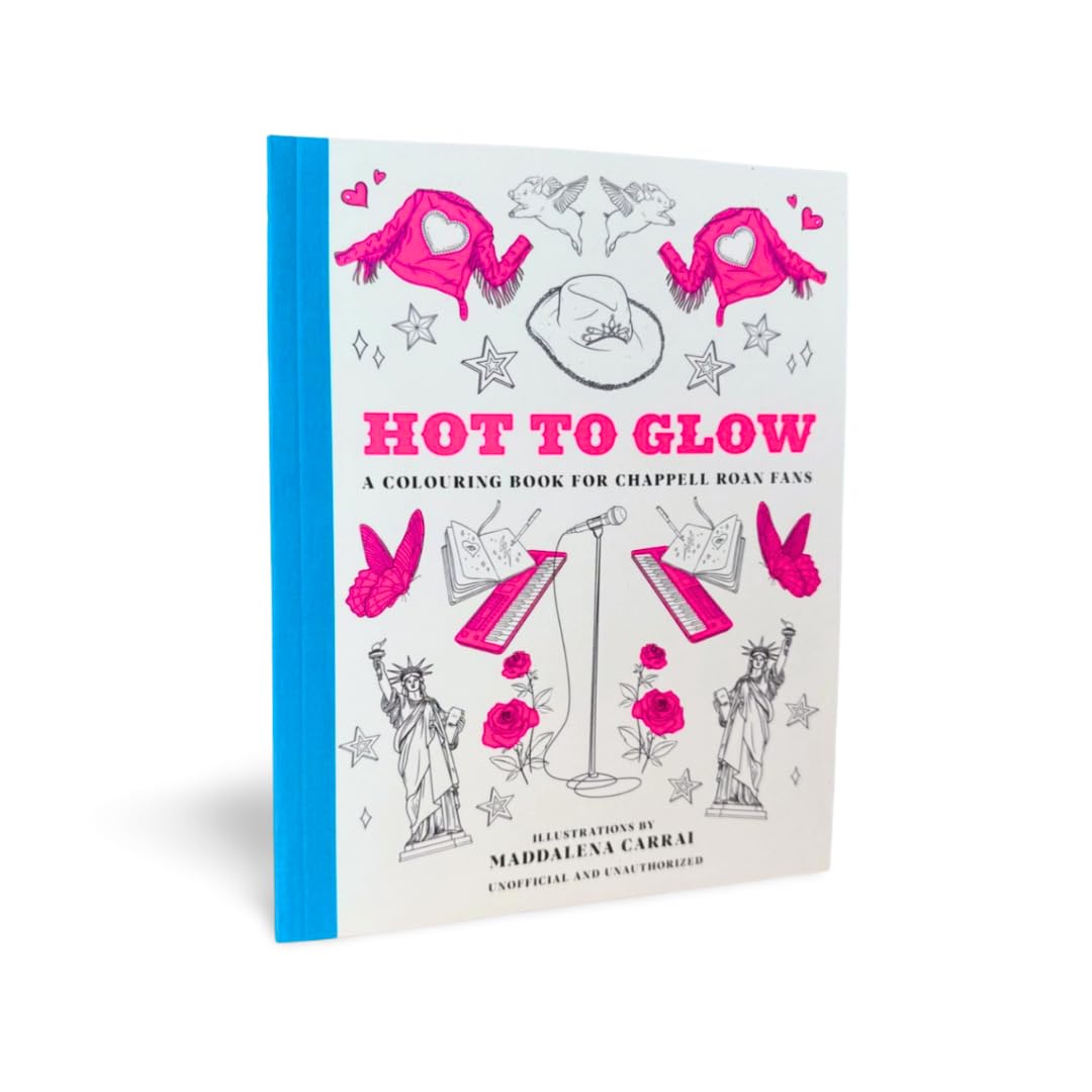Hot to Glow: A Colouring Book for Chappell Roan Fans Hot to Glow: A Colouring Book for Chappell Roan Fans – תמונה 6