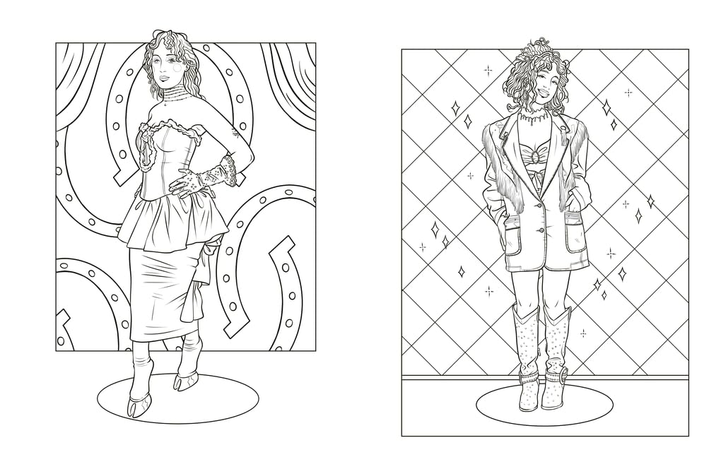 Hot to Glow: A Colouring Book for Chappell Roan Fans Hot to Glow: A Colouring Book for Chappell Roan Fans – תמונה 4