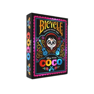 Bicycle Disney Coco inspired playing cards, Black, 9.2 cm x 1.8 cm x 2.5 cm
