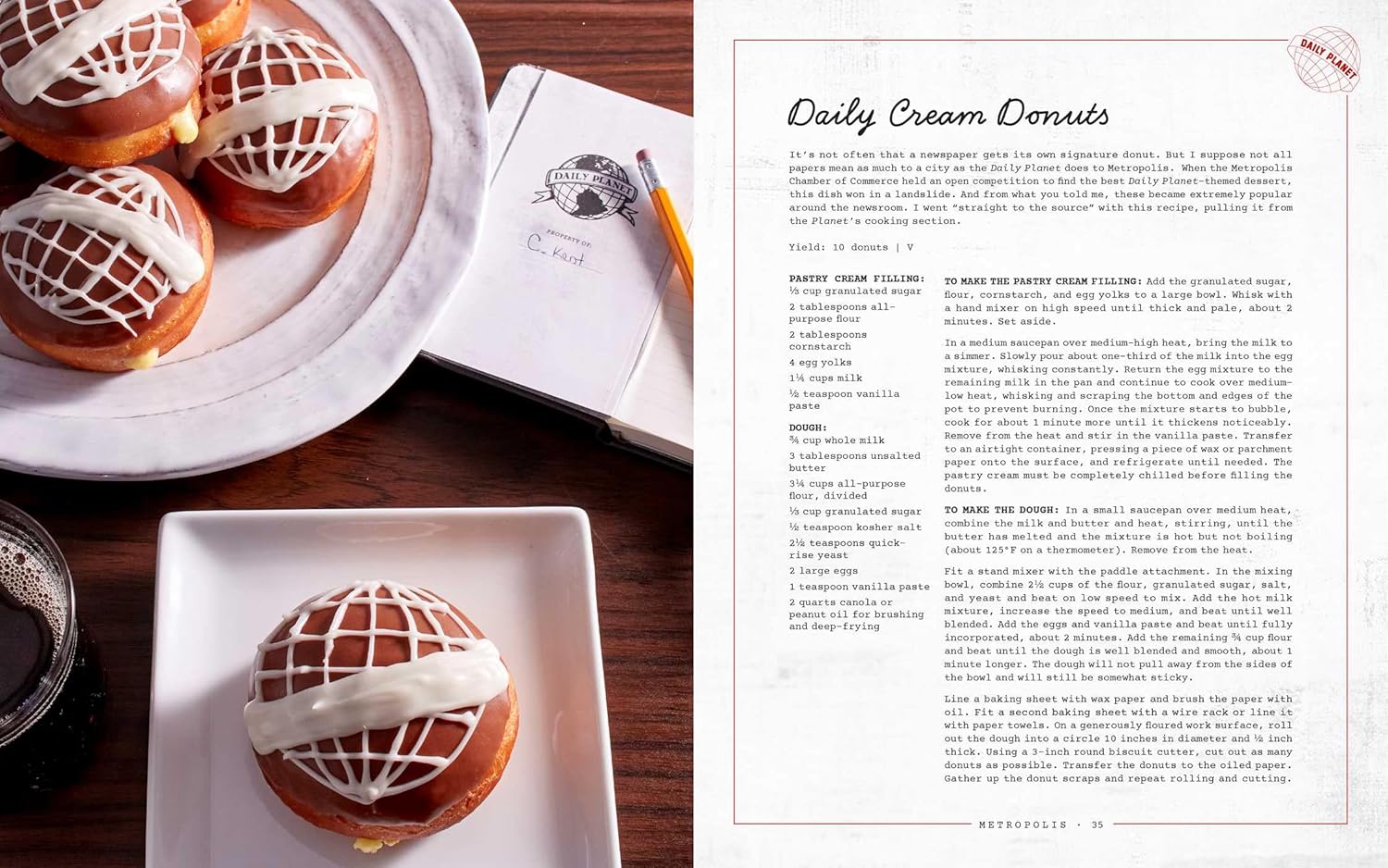 DC: Superman: The Official Cookbook: Recipes from Smallville to the Hall of Justice and Beyond DC: Superman: The Official Cookbook: Recipes from Smallville to the Hall of Justice and Beyond – תמונה 3