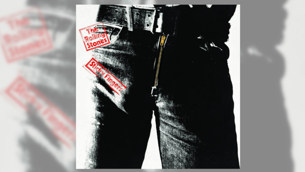Sticky Fingers - עטיפת התקליט של הרולינג סטונס עם עטיפת הריכסן האיקונית שעיצב אנדי וורהול.