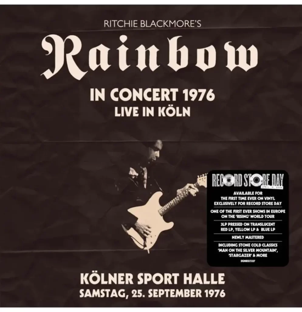 Ritchie Blackmore'S Rainbow - Live From Koln 1976 (Translucent Vinyl) [3LP | RSD 2026]