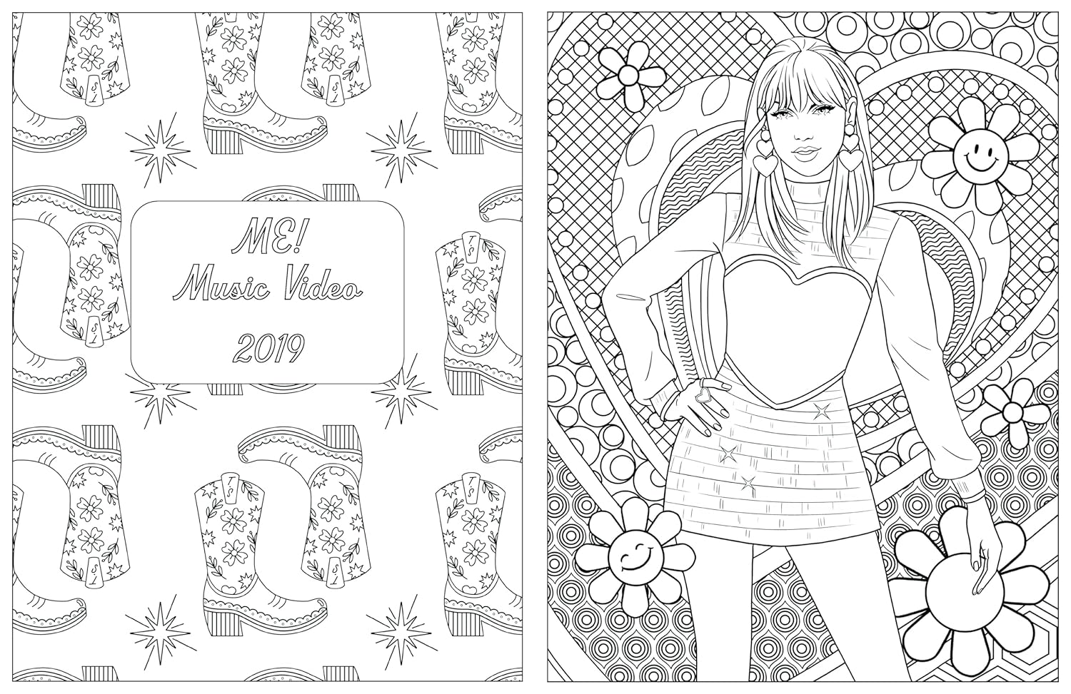 Colour In Taylor: A Unofficial Taylor Swift Colouring and Sticker Book Colour In Taylor: A Unofficial Taylor Swift Colouring and Sticker Book – תמונה 2