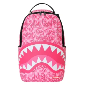 Sprayground - Pink Check Graffiti Backpack