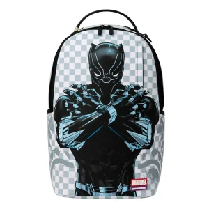 Sprayground - Marvel Black Panther Wakanda Forever On Whited Check Backpack