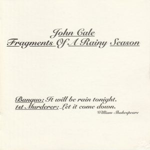 John Cale - Fragments Of A Rainy Season