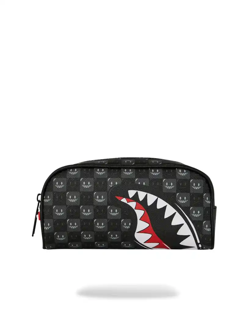 Sprayground - Sharks In Paris WTF Bubbly Black Check Pouch Sprayground - Sharks In Paris WTF Bubbly Black Check Pouch – תמונה 4