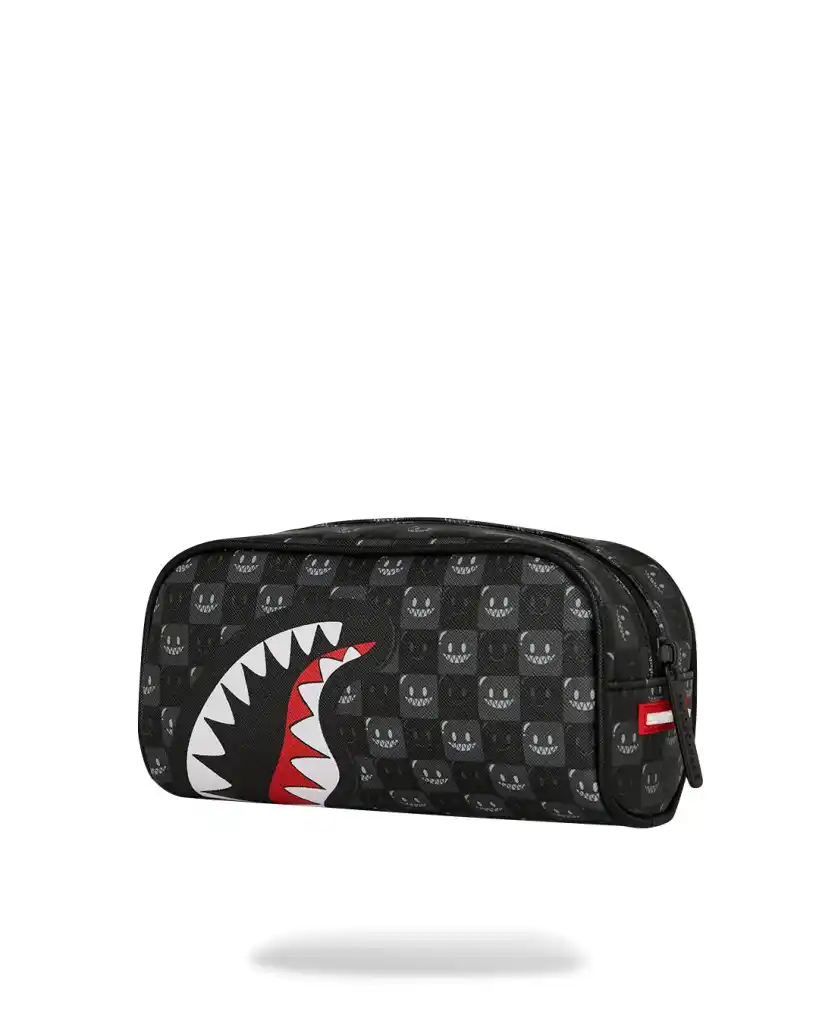 Sprayground - Sharks In Paris WTF Bubbly Black Check Pouch Sprayground - Sharks In Paris WTF Bubbly Black Check Pouch – תמונה 2
