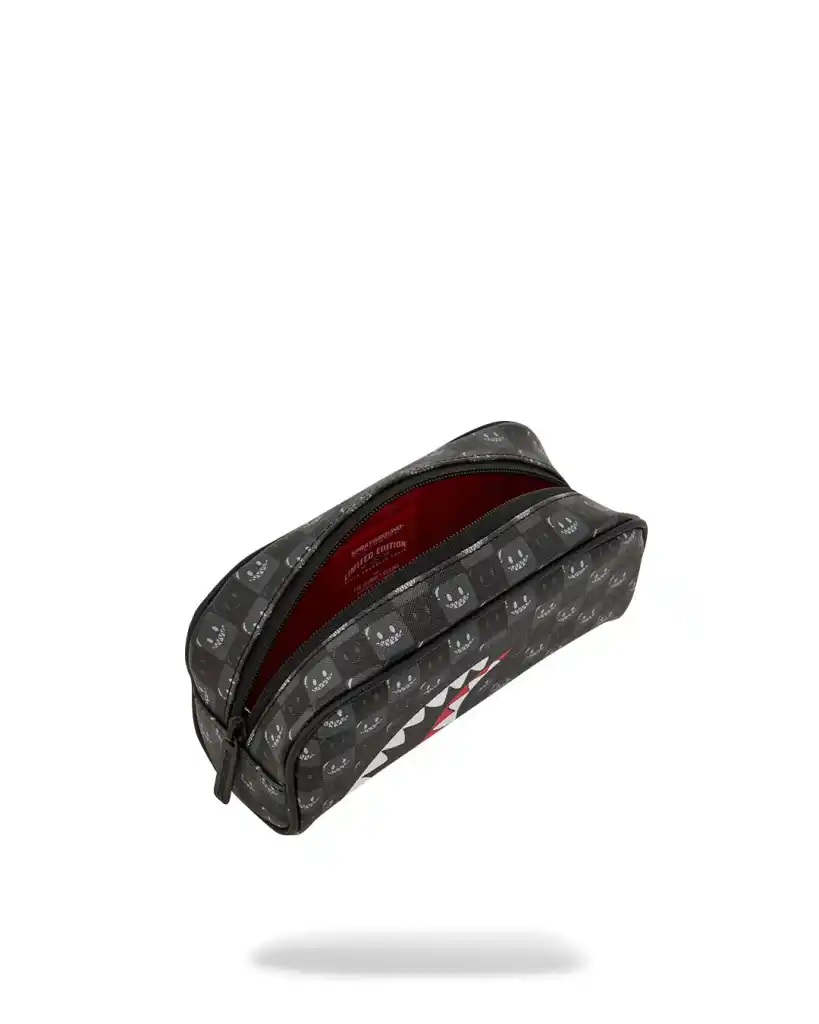 Sprayground - Sharks In Paris WTF Bubbly Black Check Pouch Sprayground - Sharks In Paris WTF Bubbly Black Check Pouch – תמונה 5