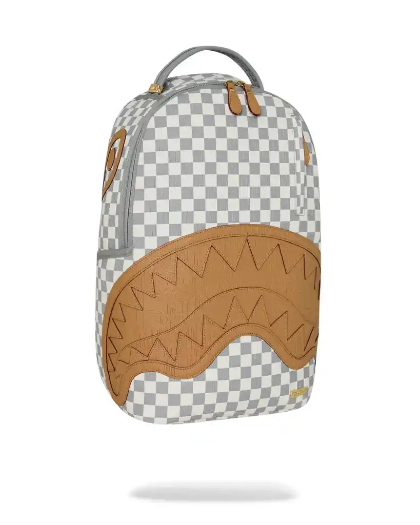 Sprayground - Embossed Cream Check Backpack Sprayground - Embossed Cream Check Backpack – תמונה 4