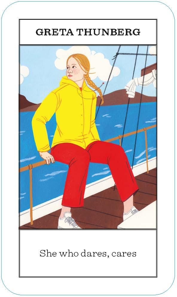 Feminist Oracles (Mini Deck): Wisdom & advice from 45 iconic women Feminist Oracles (Mini Deck): Wisdom & advice from 45 iconic women – תמונה 2