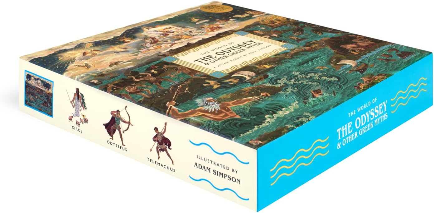 The World of the Odyssey & Other Greek Myths: A 1000-piece Jigsaw Puzzle The World of the Odyssey & Other Greek Myths: A 1000-piece Jigsaw Puzzle – תמונה 5