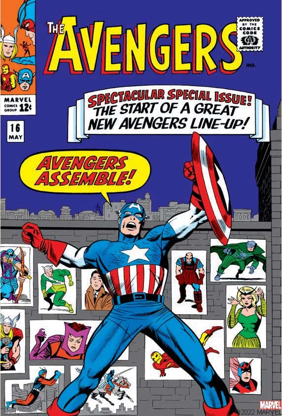 Avengers: 100 Collectible Comic Book Cover Postcards: in a keepsake box Avengers: 100 Collectible Comic Book Cover Postcards: in a keepsake box – תמונה 6