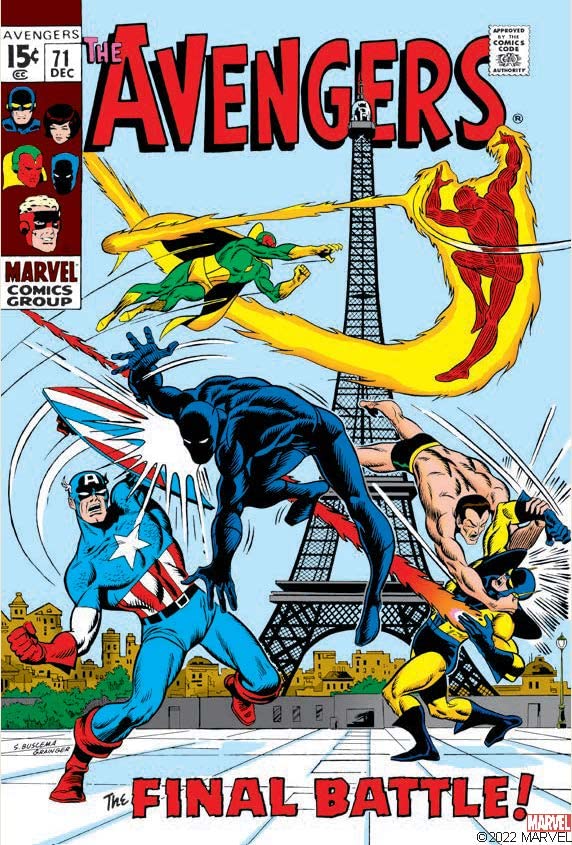 Avengers: 100 Collectible Comic Book Cover Postcards: in a keepsake box Avengers: 100 Collectible Comic Book Cover Postcards: in a keepsake box – תמונה 2