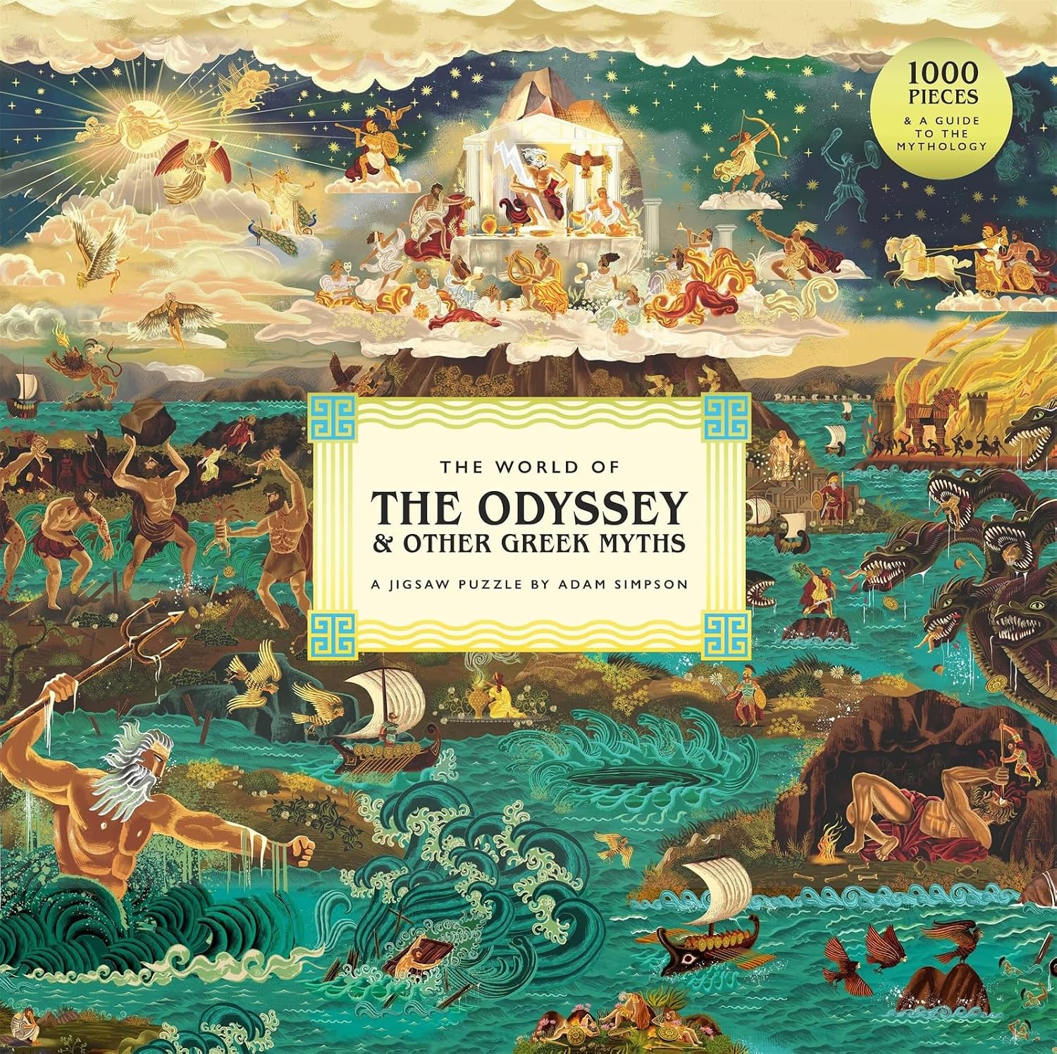 The World of the Odyssey & Other Greek Myths: A 1000-piece Jigsaw Puzzle The World of the Odyssey & Other Greek Myths: A 1000-piece Jigsaw Puzzle