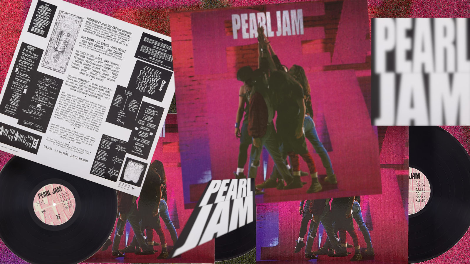 Pearl Jam Ten album cover 1991