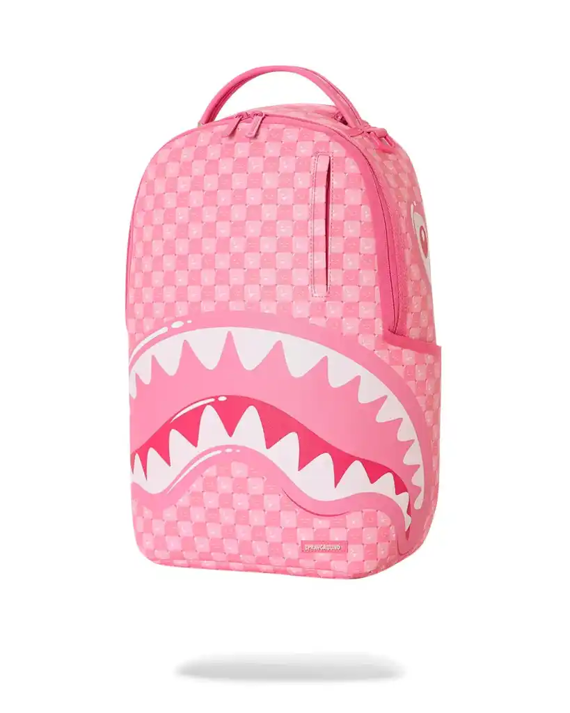 Sprayground - Pink New Check Faces Backpack Sprayground - Pink New Check Faces Backpack – תמונה 2