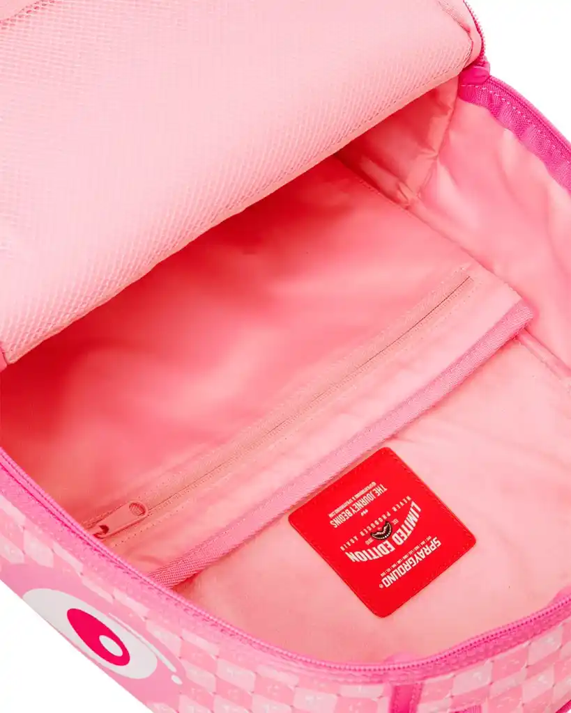 Sprayground - Pink New Check Faces Backpack Sprayground - Pink New Check Faces Backpack – תמונה 5