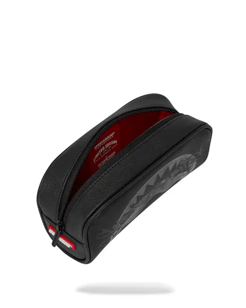 Sprayground - Lux Black Ghost Drip Pouch Sprayground - Lux Black Ghost Drip Pouch – תמונה 2